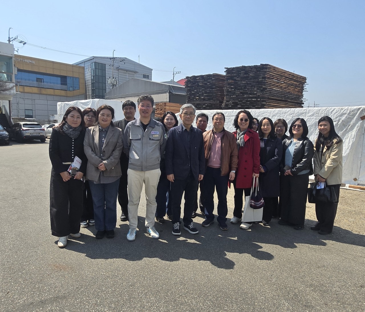 숲, 나무 그리고 집 목구조 연구회 단체사진